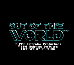 Out of This World screenshot 4 for Super Nintendo